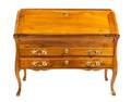 A Louis XV Provincial Style Walnut Bureau