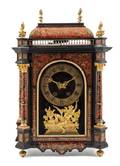 A French Gilt Bronze Mounted Boulle Marquetry Mantel Clock