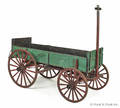 American painted diminutive wagon