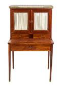A Louis XVI Style Mahogany Bonheur du Jour