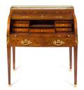A Louis XVI Style Gilt Bronze Mounted Marquetry Bureau