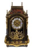 A Napoleon III Style Boulle Marquetry Mantel Clock