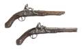 Two Continental Flintlock Dragoons