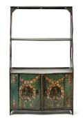 A Continental Painted Hanging Etagere