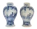 A Pair of Delft Vases