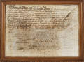 Thomas and Richard Penn vellum land grant