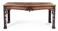 A Chippendale Style Mahogany Console Table