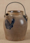 Pennsylvania stoneware batter jug impressed
