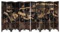 A Chinese Coromandel TwelvePanel Floor Screen
