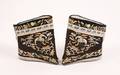 Pair of Chinese Embroidered Lotus Boots