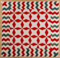 Virginia pineapple log cabin quilt ca 1920