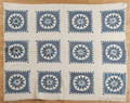 Pennsylvania Mariners Compass pieced quilt late 19th c