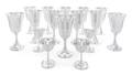 A Set of Twelve American Silver Goblets