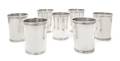 A Set of Seven American Silver Julep Cups