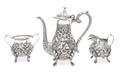 An American Silver ThreePiece Tea Service