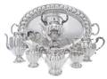 A Mexican Silver SevenPiece Tea and Coffee Service