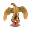 A Carved Giltwood Model of an Eagle