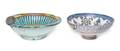Two Islamic Faience Footed Bowls