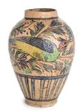 A Qajar Pottery Vase
