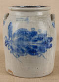 Pennsylvania stoneware crock 19th c
