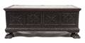 A Continental Carved Wooden Chest