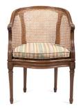 A Louis XVI Style Canned Bergere