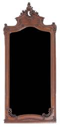 A Louis XV Style Mahogany Pier Mirror