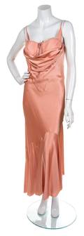 An Alexander McQueen Pink Silk Mermaid Gown