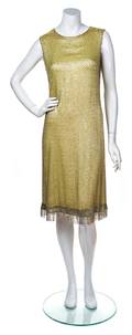 A Norman Norell Rhinestone Encrusted Shift Dress