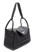 An Hermes Noir Togo 30 Lindy Handbag