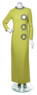 A Pierre Cardin Green Gown