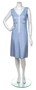 A Courreges Blue Dress
