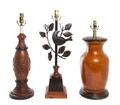 A Group of Three Table Lamps