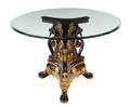 A Renaissance Revival Style Parcel Gilt Center Table