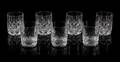 A Set of Seven Cut Glass Tumblers