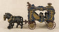Hubley cast iron horse drawn calliope circus wagon