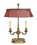 A Chapman Gilt Brass Bouillotte Lamp