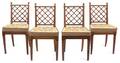 A Group of Four Victorian Side Chairs