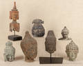 Collection of seven Thai busts