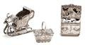 Three Continental Silver Ornaments