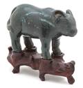 A Chinese Carved Stone Figure of a Bull
