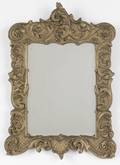 Continental carved giltwood mirror