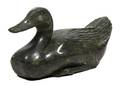A Chinese Carved Hardstone Figure of a Duck