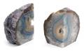 A Pair of Polished Geode Bookends