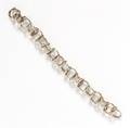 A Sterling Silver Woven Ring Link Bracelet Paloma Picasso for Tiffany  Co