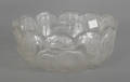 Libbey cut and etched glass bowl
