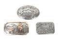 Three Comstock Heritage Sterling Silver Trophy Buckles