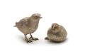 Two English Sterling Silver Bird Figurines Asprey