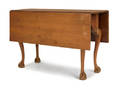 Pennsylvania Chippendale walnut drop leaf dining table