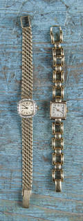 Ladys Longines wristwatch with a 14K gold case